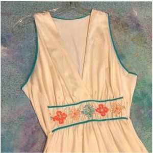 Vintage Boho Embroidered Nightie NWOT